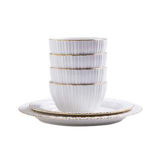 碗碟套装家用2026新款景德镇陶瓷高档釉下彩骨瓷餐具高级感乔迁温