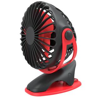 羽博usb小风扇可夹子轻音大风力学生宿舍寝室办公室桌面台式迷你便携式随身小型床头婴儿童车上用锂电池插电