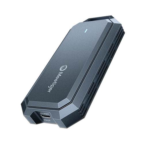 迷虎usb4硬盘盒m.2移动40Gbps兼容雷电nvme固态usb4.0外接asm2464