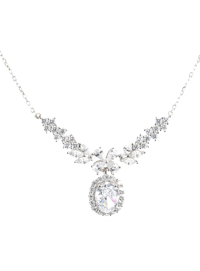 天使之翼鹅蛋项链女轻奢小众