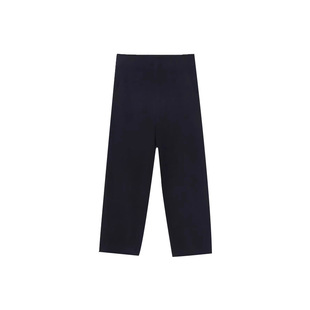 木岸muan轮廓加绒加厚镇店高级羊毛呢料镰刀裤宽松长裤女MJ-B123