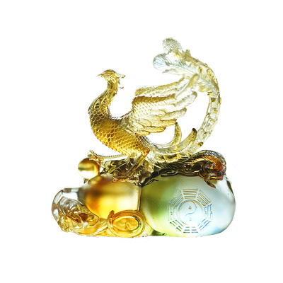 2025新款琉璃四方神兽琉璃摆件