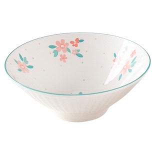 釉下彩碗家用2026新款高级感陶瓷吃饭碗日式斗笠碗汤碗8英寸面碗