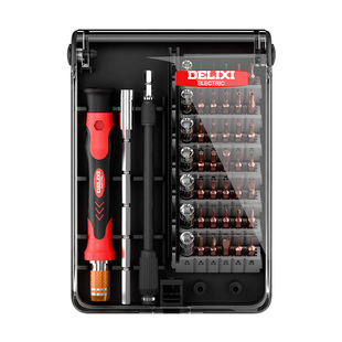 德力西电气多功能螺丝刀套装家用手机笔记本电脑维修拆机清灰工具