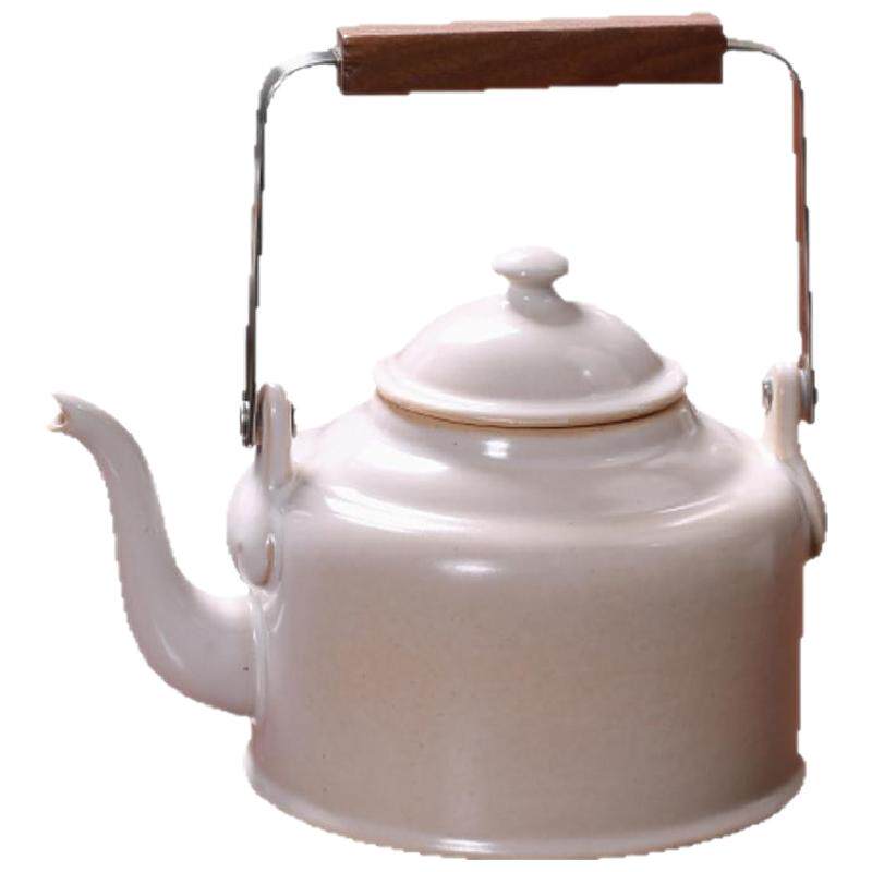 草木灰烧水壶陶壶围炉煮茶电陶炉简约小巧茶炉陶瓷泡茶壶明火单壶