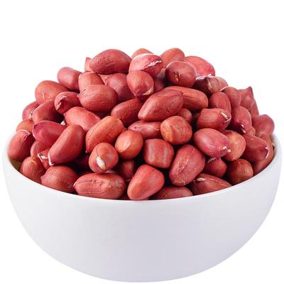【高品质】红花生米2斤即食原味红皮花生蒸煮食用红衣花生豆浆