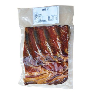 腊排骨湖南特产农家自制烟熏腊肉猪排四川特色腊味干货合蒸咸骨头