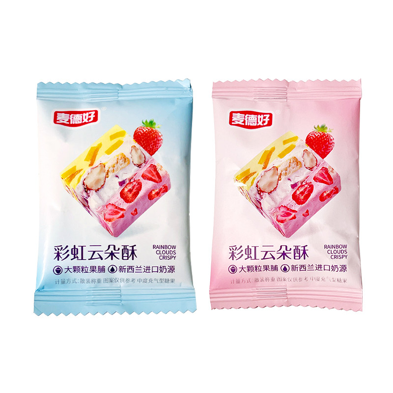 麦德好彩虹云朵酥雪花酥