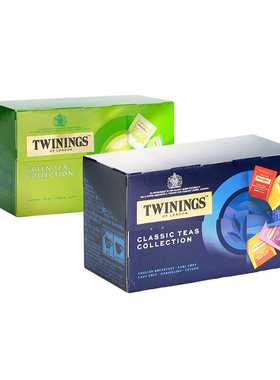 Twinings英国川宁彼得兔兔趣英式早餐豪门伯爵高档送礼木质礼盒
