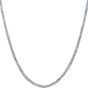 周六福铂金项链pt950素链女肖邦链珠宝锁骨链白金链条新年礼物女