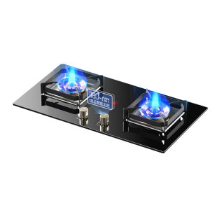 半球燃气灶煤气灶双灶家用台式天然气液化气增压猛火灶猛火炉人工