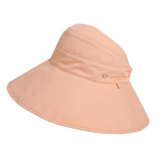 Fancet 半空顶防晒遮阳帽子女夏防紫外线大檐遮脸可扎马尾太阳帽
