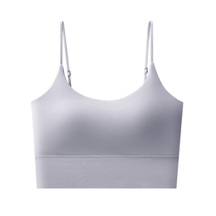 美背内衣女小胸加厚显大冰丝无痕聚拢性感吊带背心一体式文胸抹胸