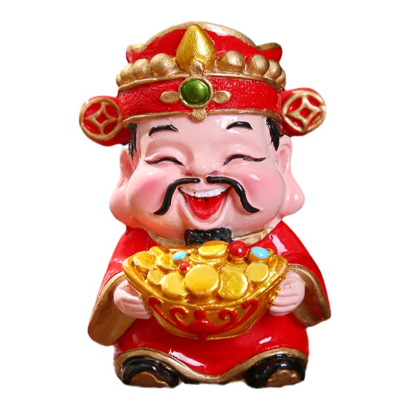 五方神仙财神爷摆件装饰品