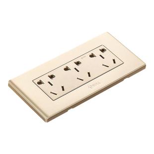 公牛开关插座面板 15孔电源插座十五孔9孔墙壁插座 九孔插座