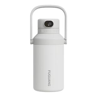 富光智能指纹保温杯密码解锁学生男女儿童上学吸管水杯26年新品