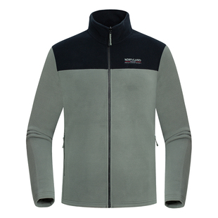 NORTHLAND诺诗兰绒外套男士户外保暖防静电抓绒衣防风内搭上衣