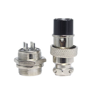 航空插头GX16-2芯3芯4芯5芯6芯7芯8芯9芯10连接器 插头插座 16mm