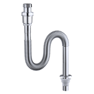 潜水艇不锈钢洗手盆下水管洗脸盆池面盆防臭排水管道台盆下水配件