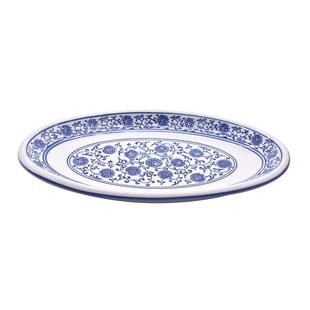 2025新款餐饮商陶瓷青花鱼盘大号超大16寸14英寸12酒店专用饭店10