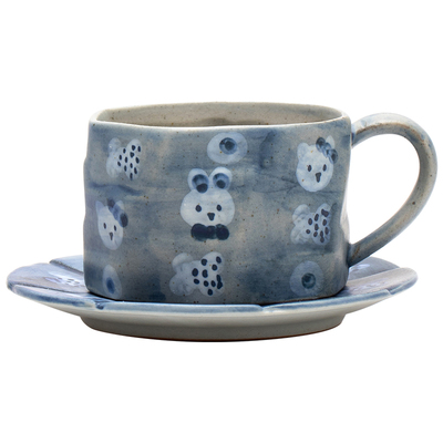 景德镇陶瓷杯文艺手绘雅光咖啡杯