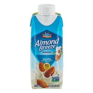 美国Blue Diamond Almond Milk蓝钻扁桃仁植物饮料240ml