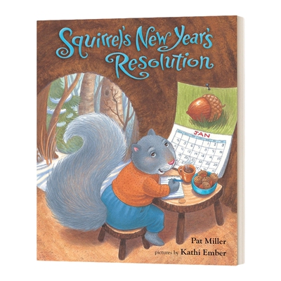 英文原版松鼠的新年愿望