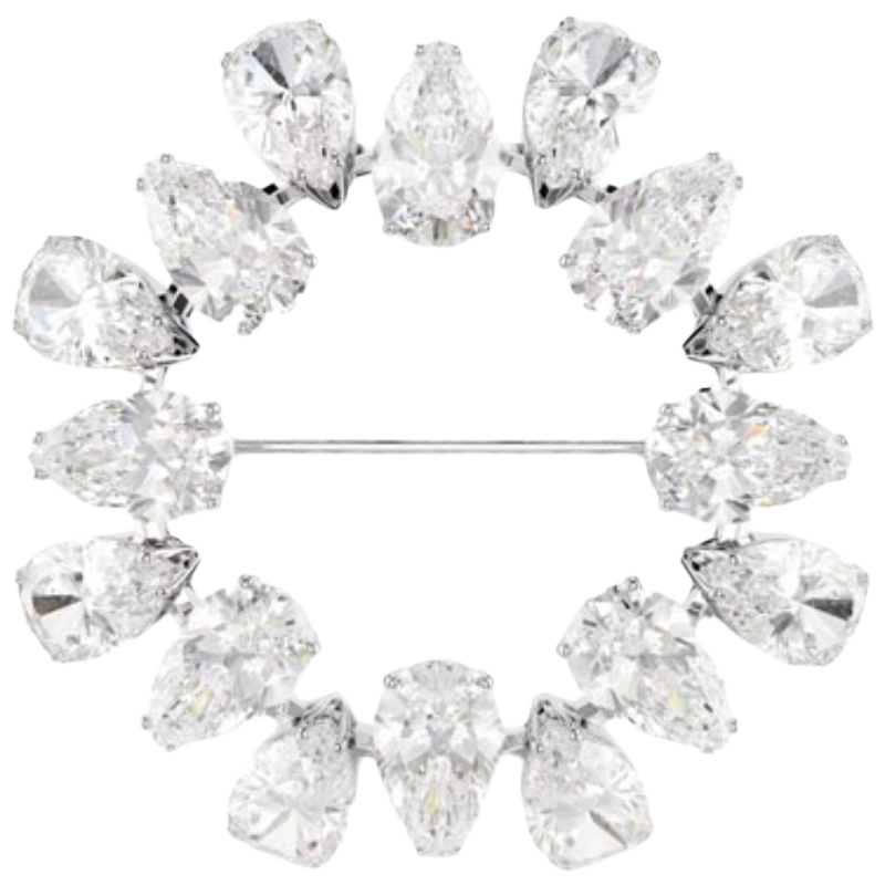 Swarovski/施华洛世奇Matrix系列女士时尚百搭梨形切割胸针