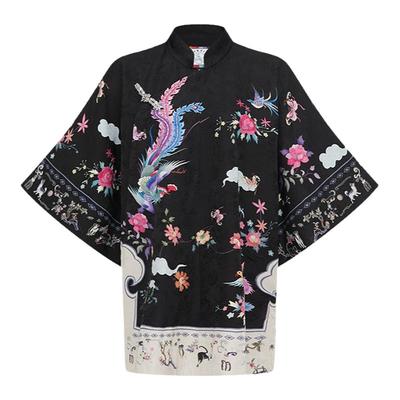 凤凰于飞旗袍上衣密扇新中式