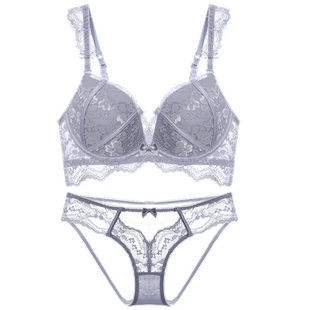 依曼丽红色本命年内衣套装女小胸聚拢上托收副乳防下垂无钢圈文胸