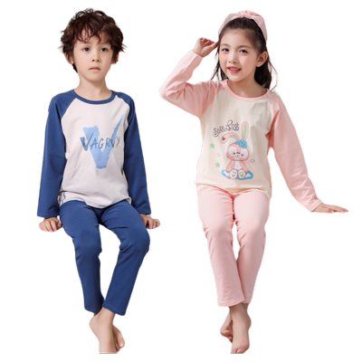 无骨缝制男女儿童全棉秋衣秋裤