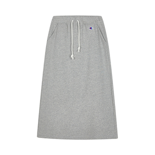 Champion冠军针织半裙2026春季新款休闲A字长裙校园风氛围感休闲