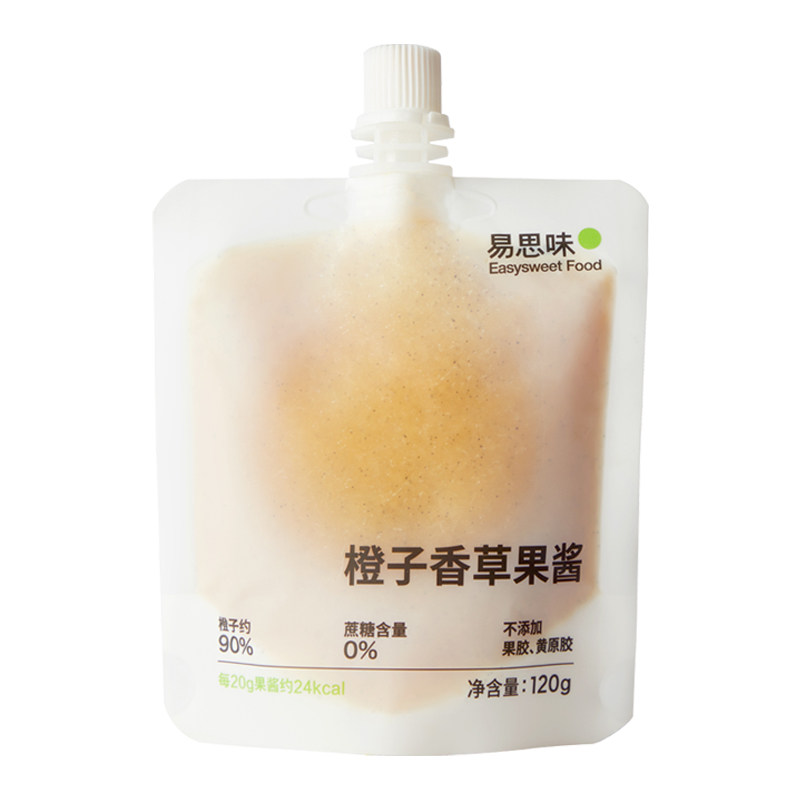 易思味橙子香草果酱涂抹面包小包装面包早餐食品儿童120g0脂0蔗糖