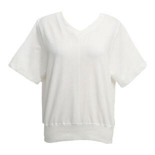 V领薄款短袖t恤女夏季新款2026体恤上衣设计感小众宽松洋气打底衫