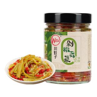 川娃子香辣剁椒贡菜剁椒下饭菜湖南特产拌饭菜即食咸菜榨菜238g