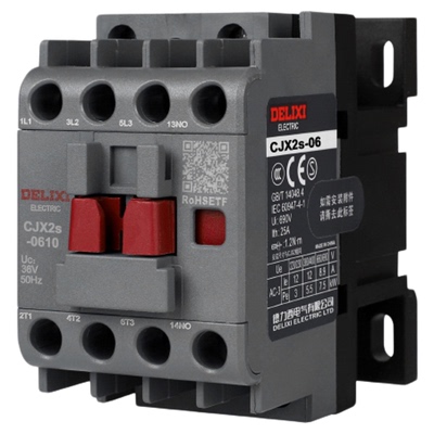 银点铜芯交流接触器德力西