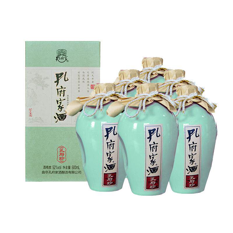 孔府middot整箱装陶瓶浓香型白酒
