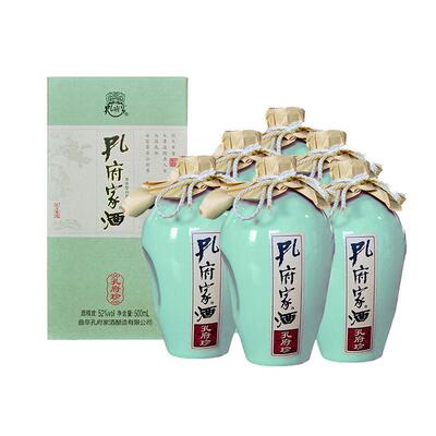 孔府middot整箱装陶瓶浓香型白酒