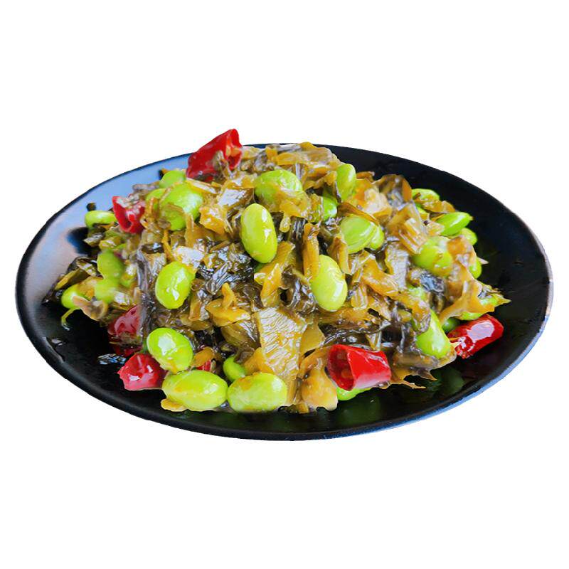 苏州好得睐酸菜毛豆半成品方便菜