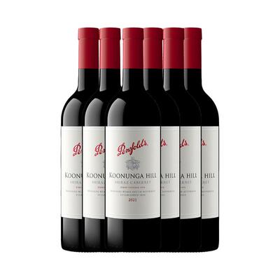 Penfolds奔富寇兰山设拉子赤霞珠*6瓶干红葡萄酒澳洲原瓶进口正品