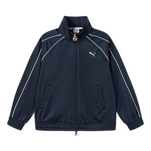 PUMA彪马童装外套秋季新款女童长袖休闲运动便服学生宽松时尚夹克