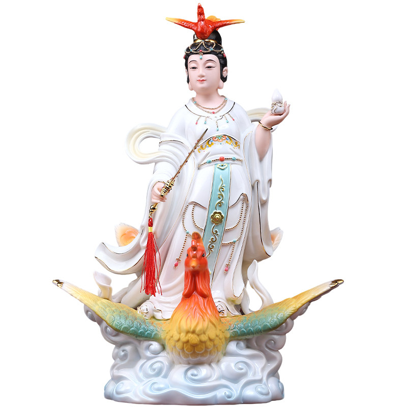 踏凤九天玄女神像九天圣母娘娘