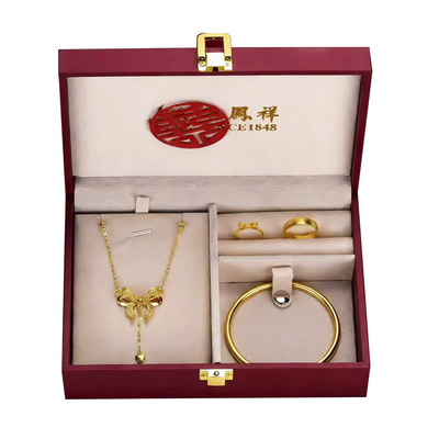 假三金首饰一套订婚仿真沙金手镯五金套装结婚摆台道具婚礼假黄金