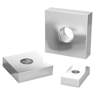 304不锈钢长方形螺母铁方型铝型材滑块螺母四方螺帽M4M5M6M8M10mm