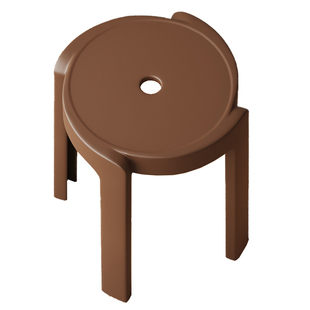 塑料凳子家用可叠放圆凳新款客厅风车凳加厚备用高凳结实耐用凳子