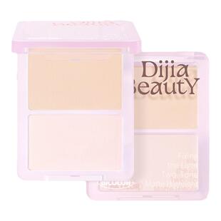 DIJIA缔葭双色高光粉修容一体盘哑光阴影面部脸部提亮凹陷腮红盘