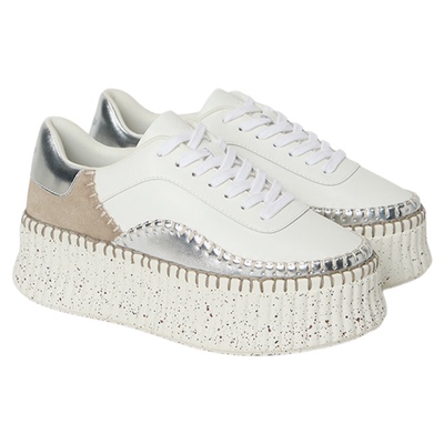 COOLCHAP新款厚底增高休闲小白鞋