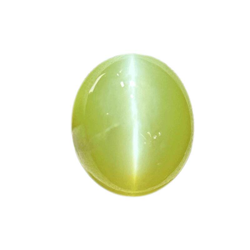 菲伊奇2.12ct金绿猫眼定制首饰