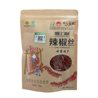 陇上椒原产地辣椒丝甘谷特产