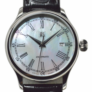 私人定制瑞士ETA2824全自动机械机芯防水蓝宝石真皮商务男士 手表